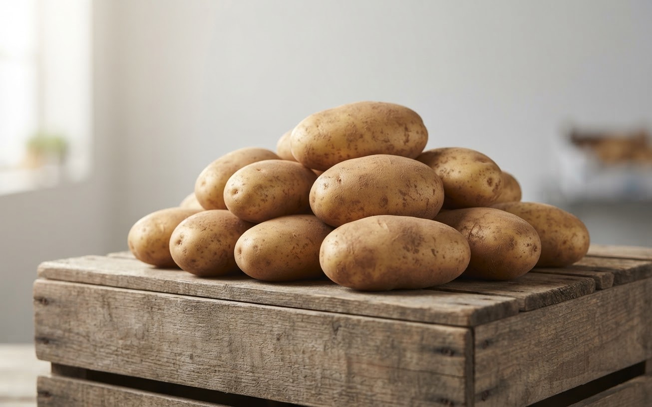 Pommes de terre fraîches en vrac pour export — calibres multiples, sacs 25 et 50 kg